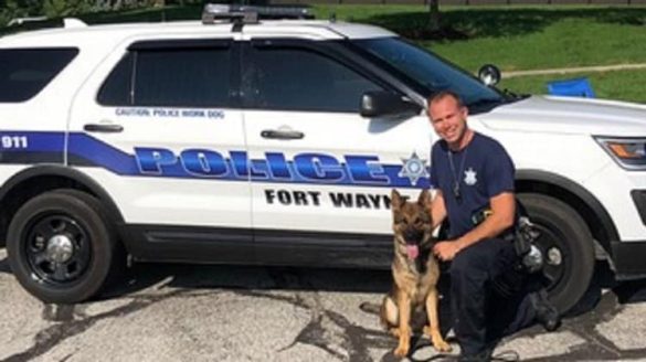 Officers Rizzo & Adam/Pic Provided by Dupont Veterinary Clinic