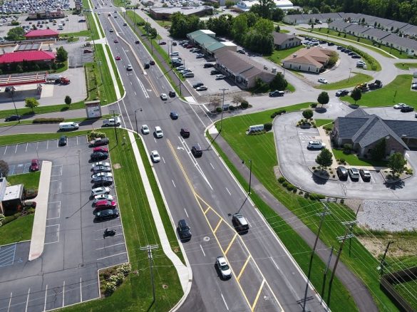 Dupont Road project/Picture provided by the City of Fort Wayne