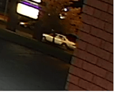 10-11-19 Suspect vehicle in armed robbery at Marathon Gas - Photo provided by FWPD