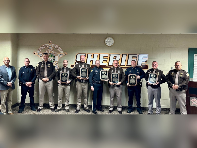 Award Recipients - Photo from the Steuben County Sheriff's Office