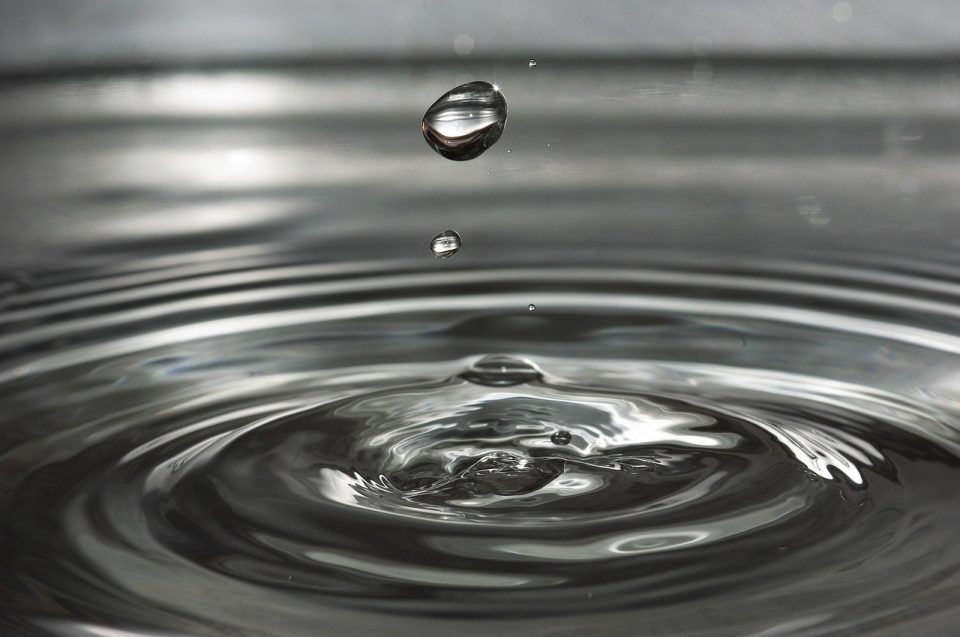 water, water drop, ripples, wave, small wave, nature, droplet, drip, drop of water, liquid