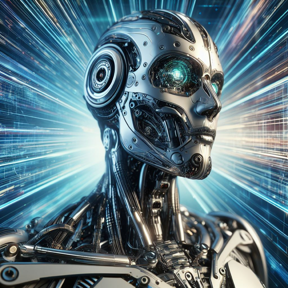 ai generated, cyborg, robot, artificial intelligence, chatgpt, chatbot, technology, futuristic