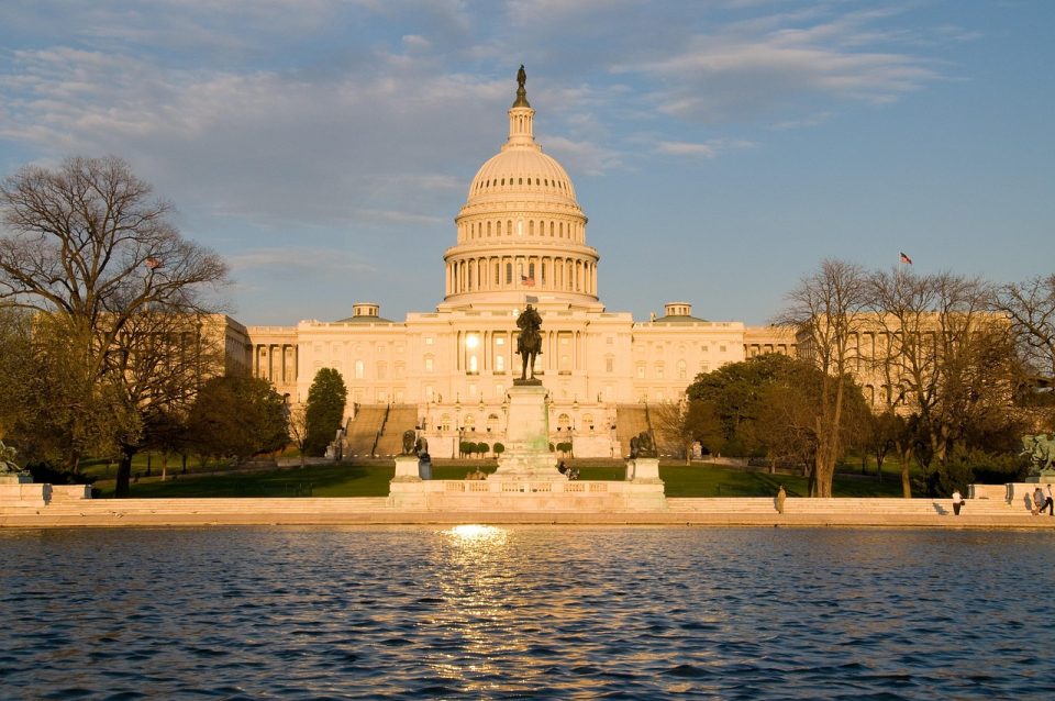 capitol, washington, us, usa, america, washington dc, nature, water, city, history, sunset