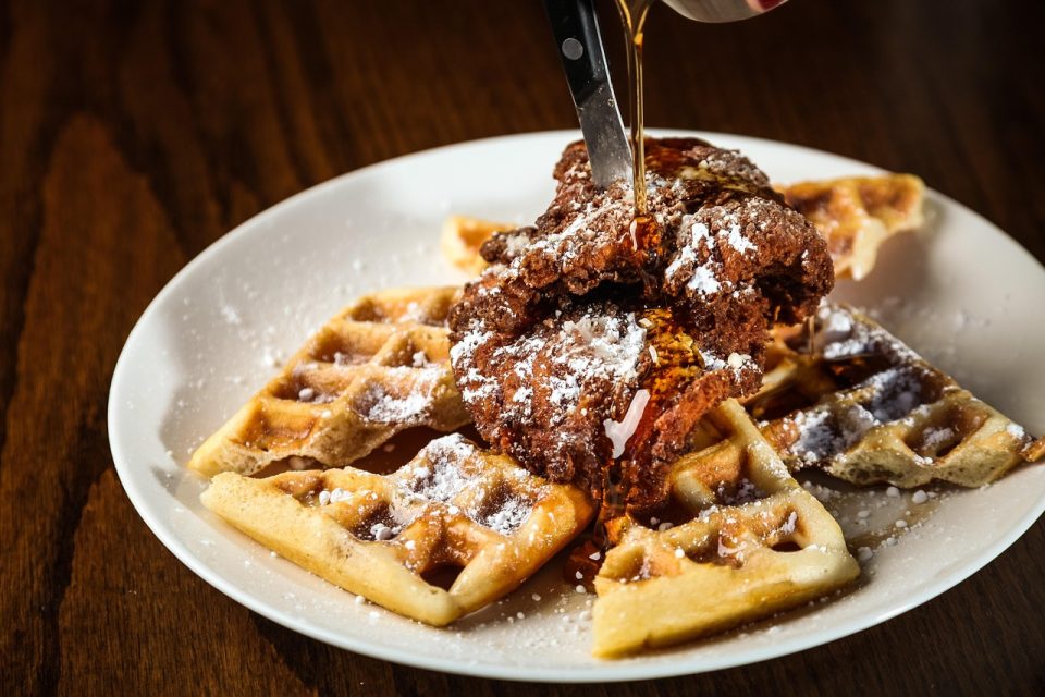 foodies, food, waffles, chicken and waffles, culinary, syrup, calories, good food, food and beverage, brunch, brown chicken, brunch, brunch, brunch, brunch, brunch