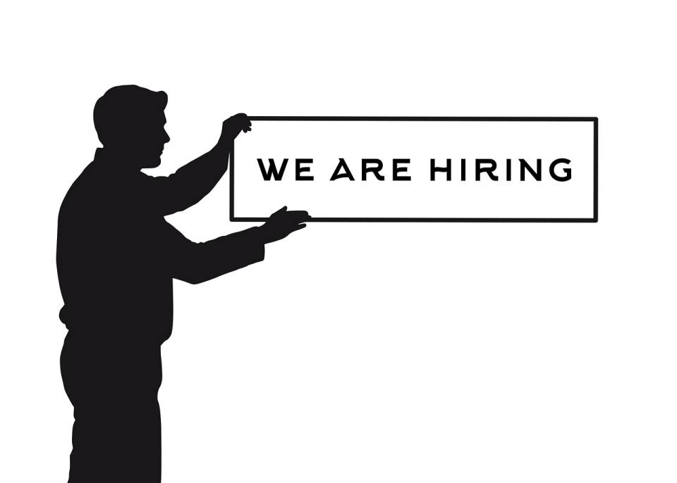 hiring, recruitment, job opportunity, we are hiring, career, job posting, announcement, employment, minimalist, banner, sign, workplace, vacancy, book cover